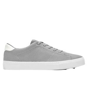 Greats Royale Knit Mens 12 Grey Low Top Sneakers Made in Italy Recycled Mesh